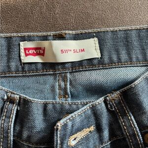 Levi's Blue Slim Fit Jeans with Classic Denim Stitching
